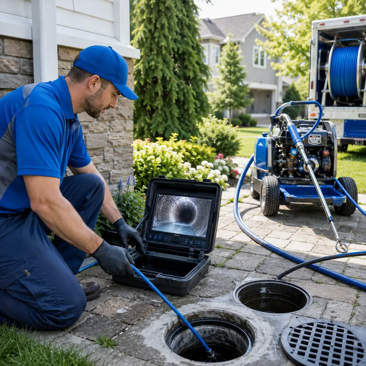 Outdoor drain cleaning professionals serving Deep River, IA
