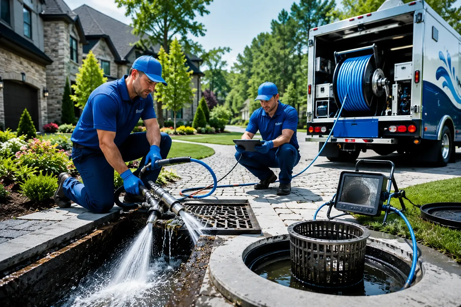 Local outdoor drain cleaning professionals in Deep River, IA